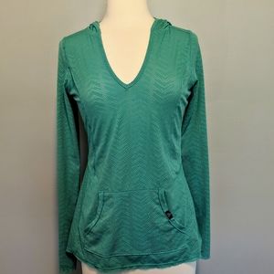 Prana Breathable Mesh Hooded Top